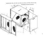 Kenmore 867767861 accessory filter cabinets diagram