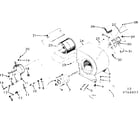 Kenmore 867768834 blower assembly diagram