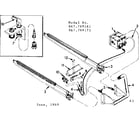 Kenmore 867769171 burner & manifold assembly diagram