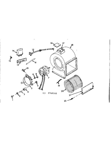 H-q blower assembly