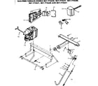 Kenmore 867772620 gas burners and manifold diagram