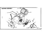 Kenmore 867772630 blower assembly diagram