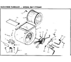 Kenmore 867772660 blower assembly diagram
