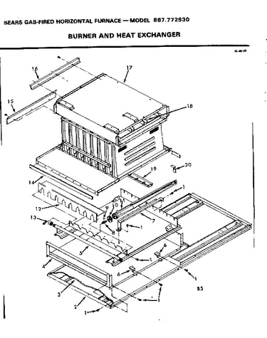 Burner and heat exchanger