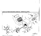 Kenmore 867772931 blower assembly diagram