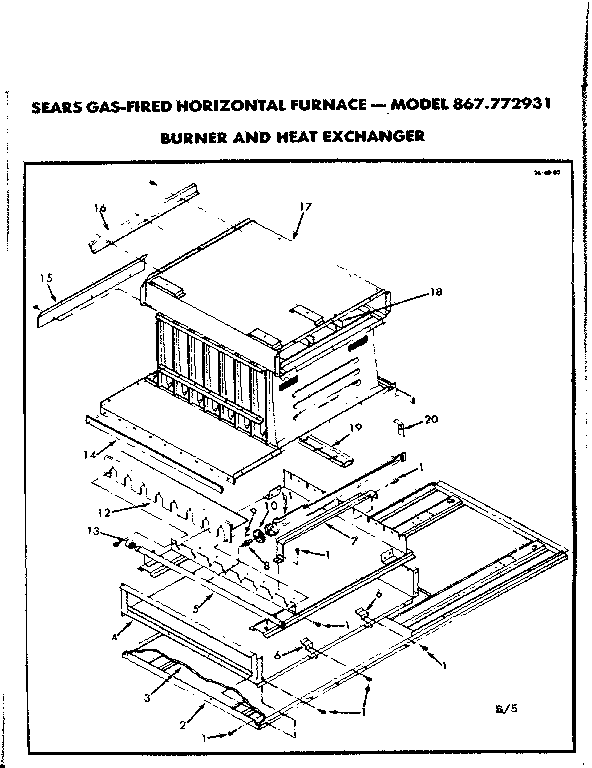 Burner and heat exchanger