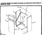 Kenmore 867773730 accessory return air cabinet diagram