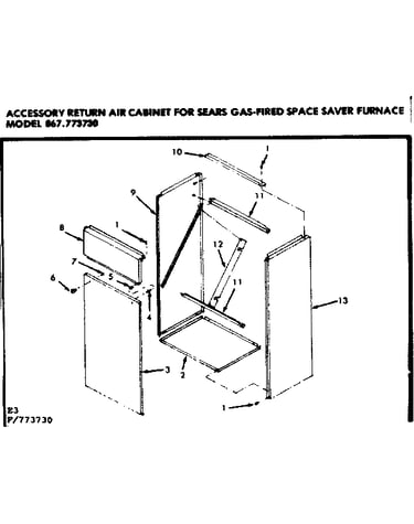Accessory return air cabinet