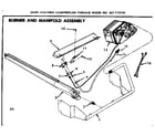 Kenmore 867773750 burner and manifold assembly diagram