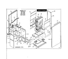 Kenmore 86777470 cabinet and heat exchange diagram