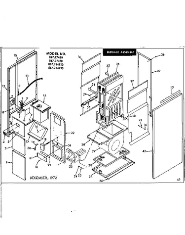 Cabinet and heat exchange