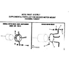 Kenmore 867775241 motor mount assembly diagram