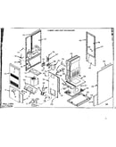 Cabinet and heat exchanger
