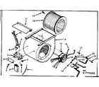 Kenmore 867775282 blower assembly diagram