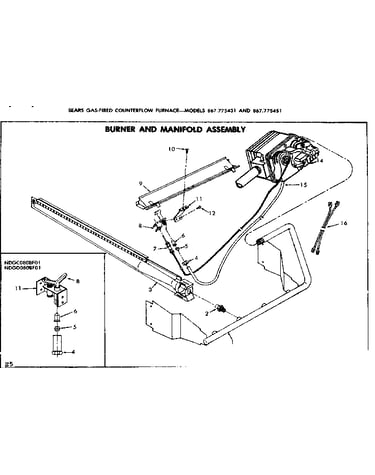 Burner and manifold