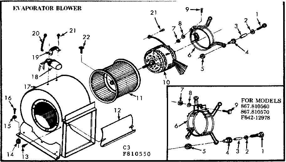Evaporator blower