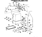 Kenmore 867812921 compressor and tubing parts diagram