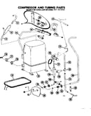 Compressor and tubing parts