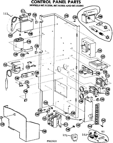 Control panel parts