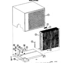 Kenmore 867812950 condenser and cabinet parts diagram