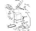Kenmore 867812950 compressor and tubing parts diagram
