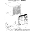 Kenmore 867812970 condenser and cabinet parts diagram
