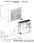Condenser and cabinet parts