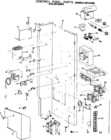 Control panel parts