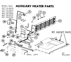 Kenmore 867813022 auxiliary heater parts diagram