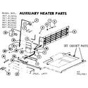 Kenmore 867813022 auxiliary heater parts diagram