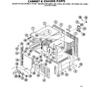 Kenmore 867813011 cabinet and chassis parts diagram