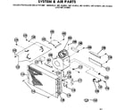 Kenmore 867813011 system and air parts diagram