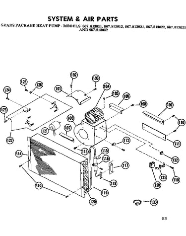 System and air parts