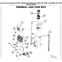 Kenmore 867813022 terminal and fuse box diagram