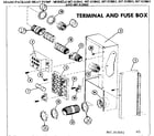 Kenmore 867813031 terminal and fuse box diagram