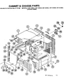 Cabinet and chassis parts