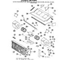 Kenmore 867813061 system and air parts diagram