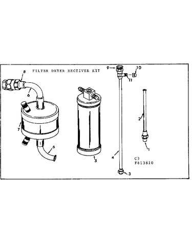 Filter dryer receiver kit