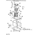 Kenmore 867814090 blower assembly/814050 diagram
