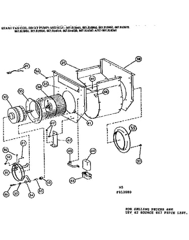 Blower assembly/813940