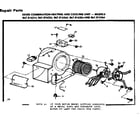 Kenmore 867816224 blower assembly diagram