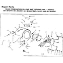 Kenmore 867816217 blower assembly diagram