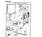 Kenmore 867816340 functional replacement parts diagram