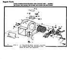 Kenmore 867816314 blower assembly diagram