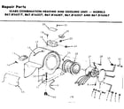 Kenmore 867816317 blower assembly diagram