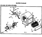 Kenmore 867818245 blower assembly diagram