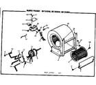 Kenmore 867818254 blower assembly diagram