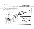 Kenmore 867819331 blower assembly diagram