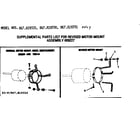 Kenmore 867819331 motor mount assembly diagram