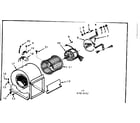 Kenmore 867819352 blower assembly diagram